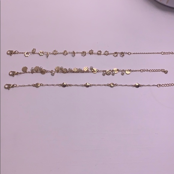 Gold bracelet trio - Picture 1 of 4